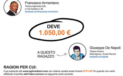 #justmymoney ovvero la vera storia de "il ragazzo e il sito del cliente"